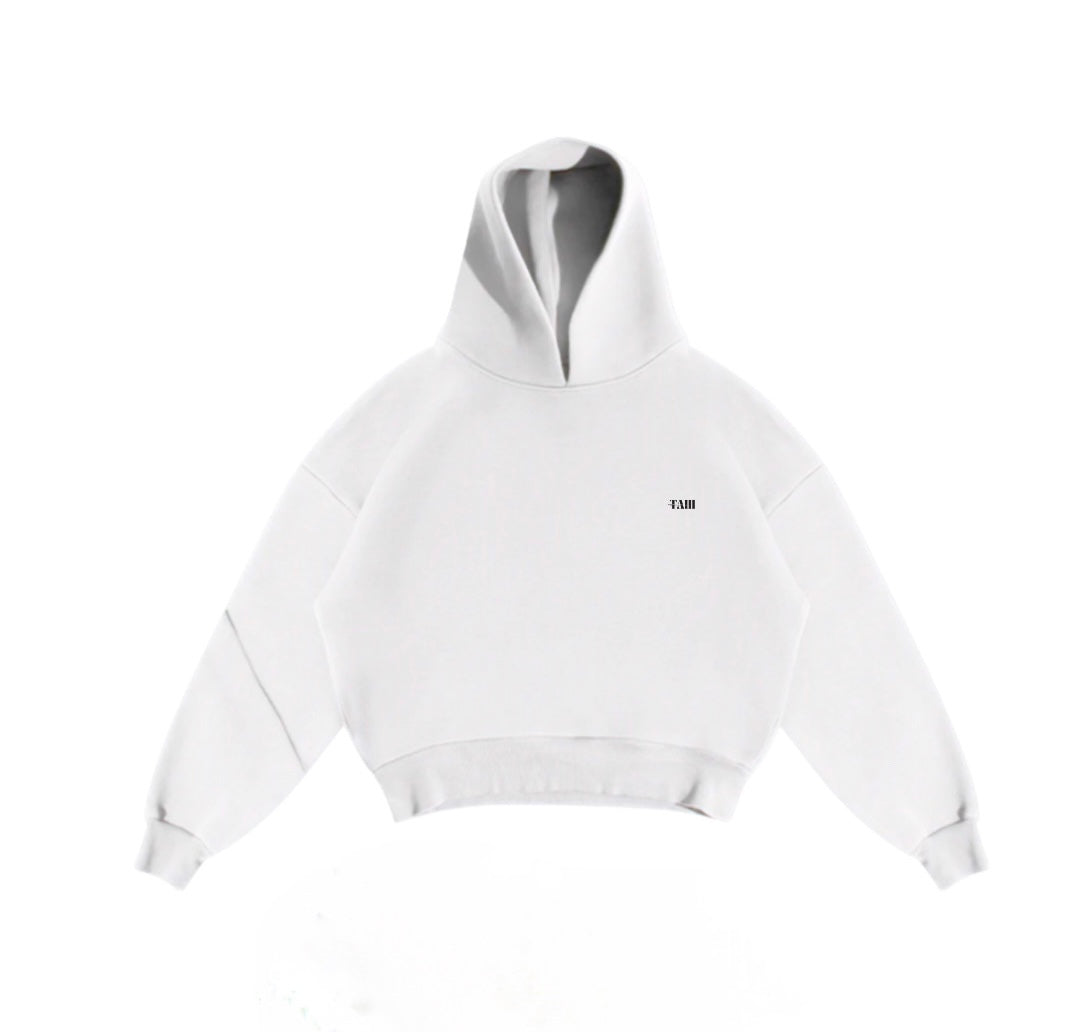 Heavy Weight Hoodie Pearl White