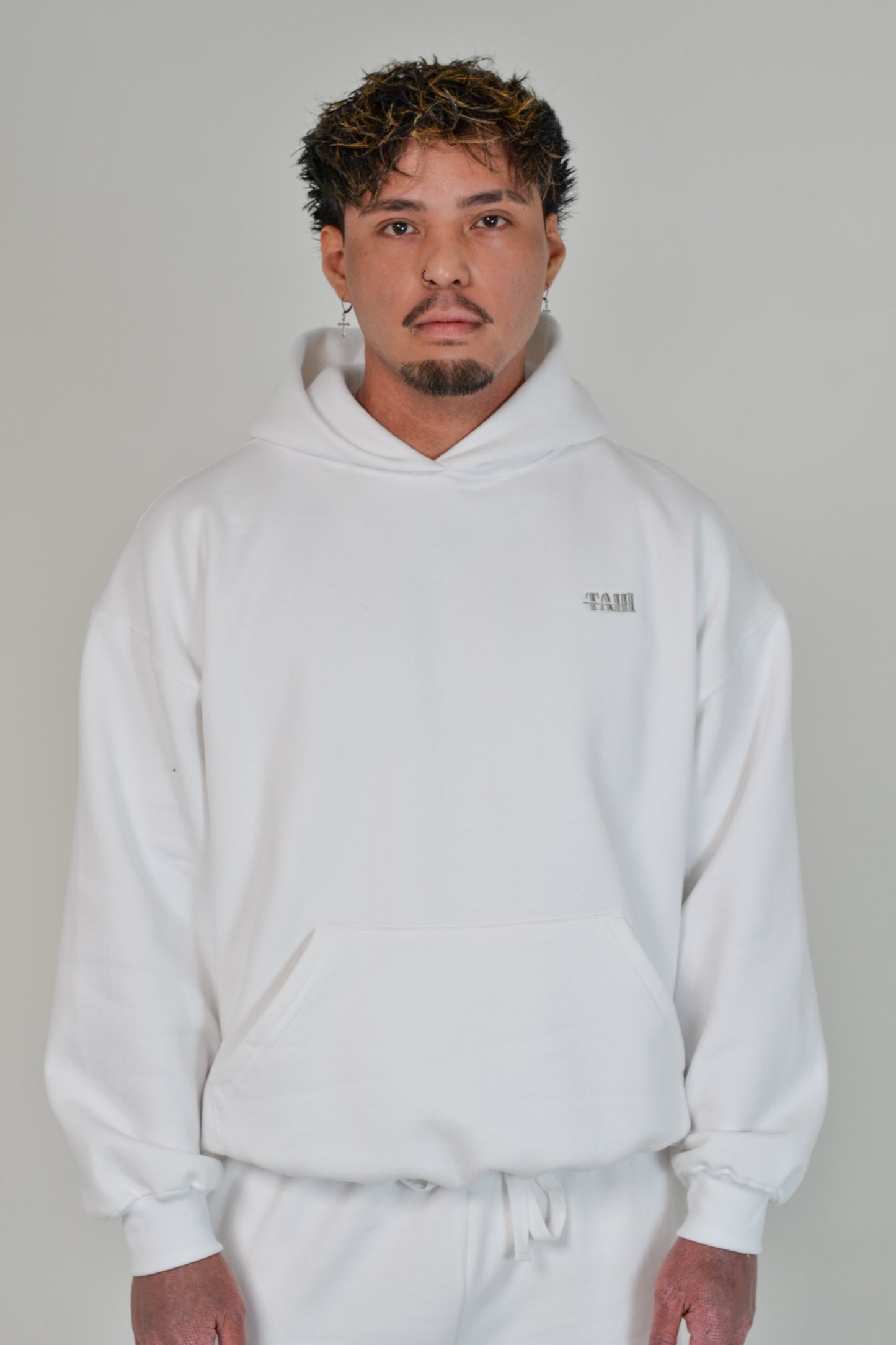 Heavy Weight Hoodie Pearl White