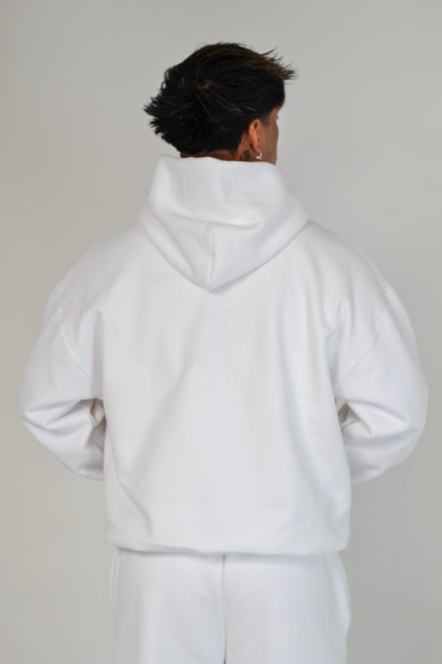 Heavy Weight Hoodie Pearl White