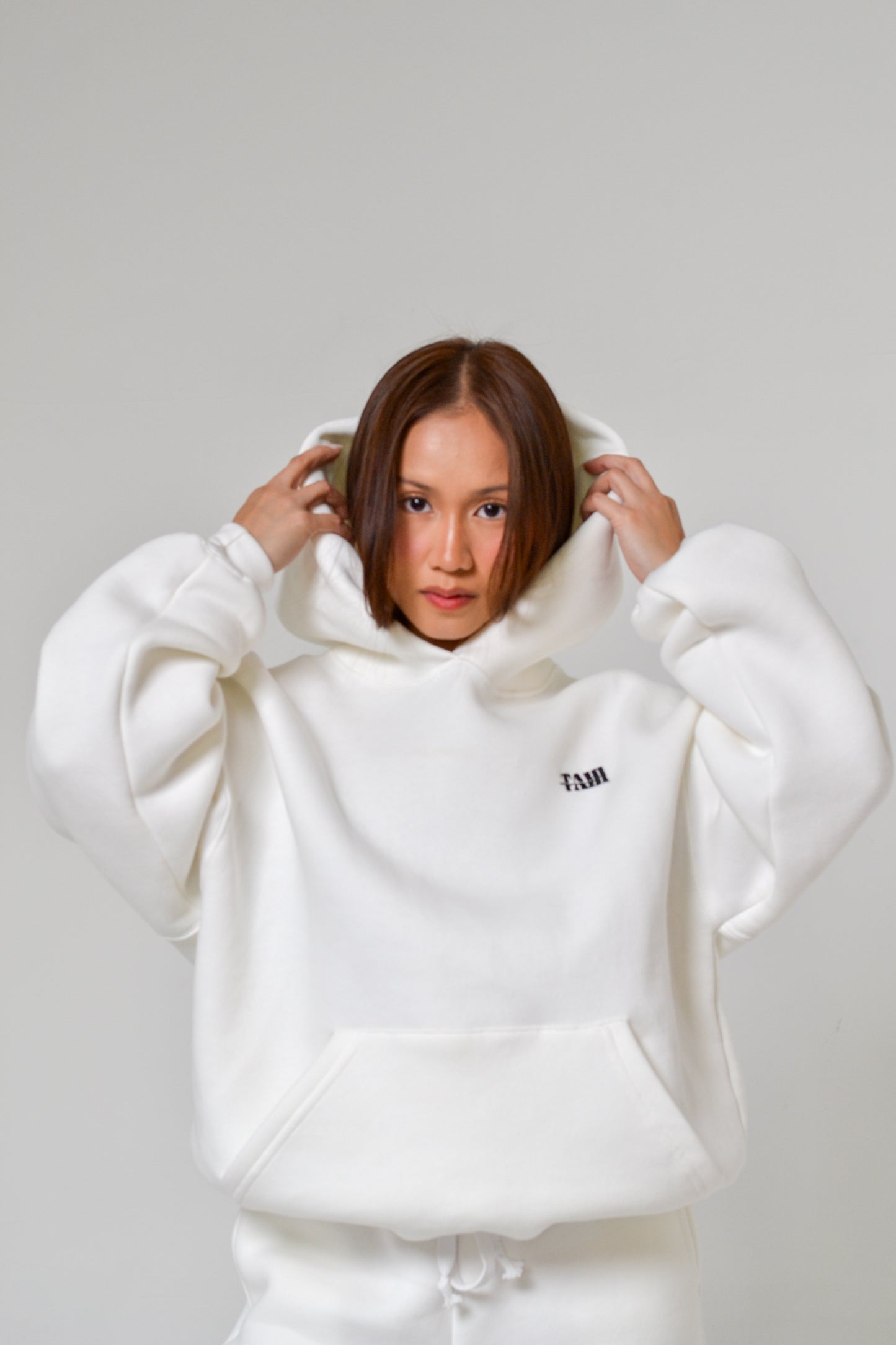 Heavy Weight Hoodie Cream