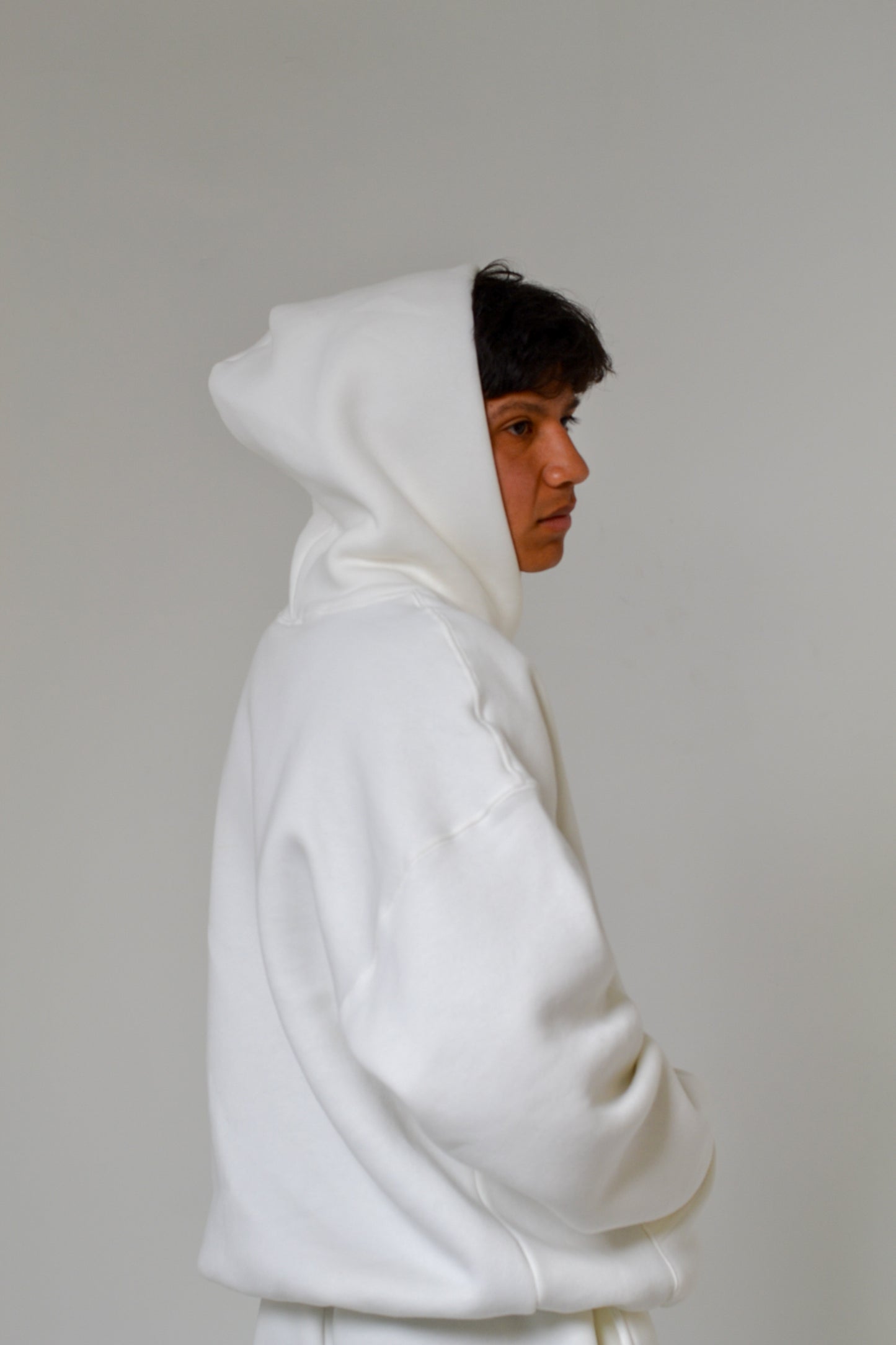 Heavy Weight Hoodie Cream